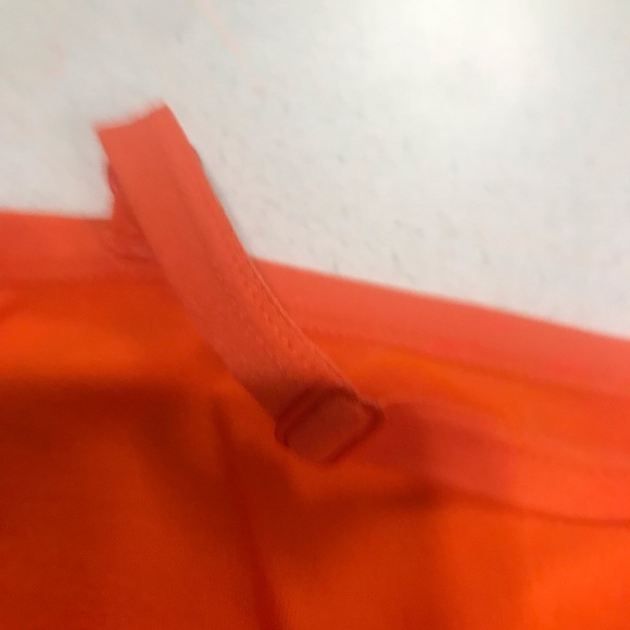 Eye Candy Camisole Womens Plus 3X Orange Adjustable Straps Stretch Tank Top Tee - Picture 4 of 5